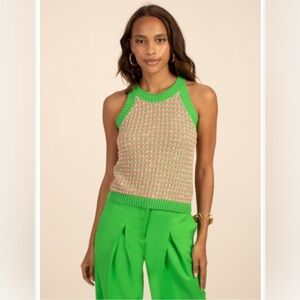Trina Turk epicure cami multicolored knit tank